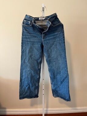 & Other Stories Two-Tone Denim Jeans